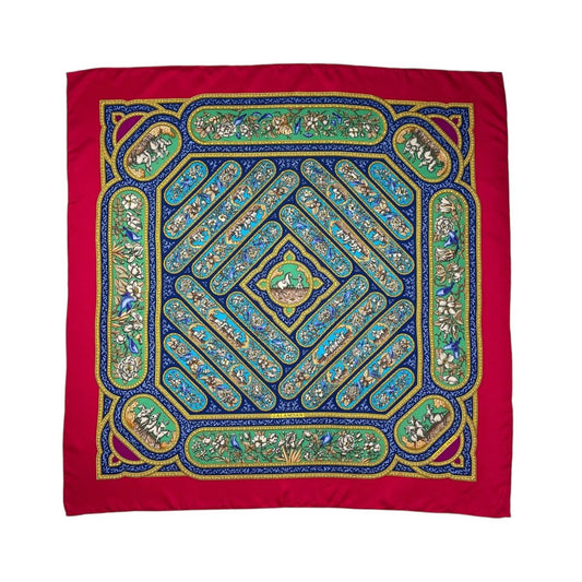Pañuelo  HERMES  Color Varios  Estampado Medida 88cm X 88cm
