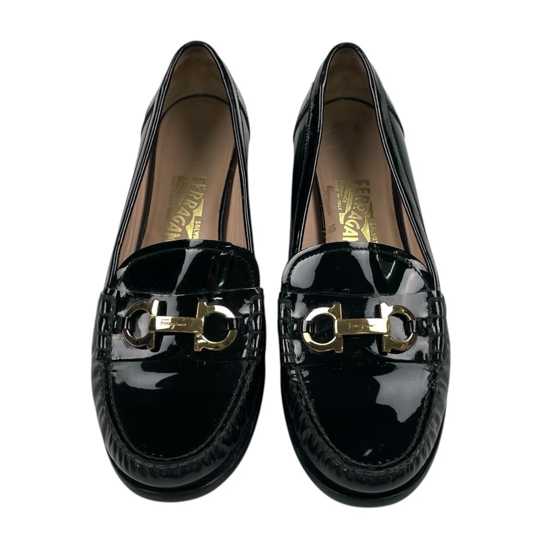 Mocasines  FERRAGAMO  Color Negro Talle 9,5