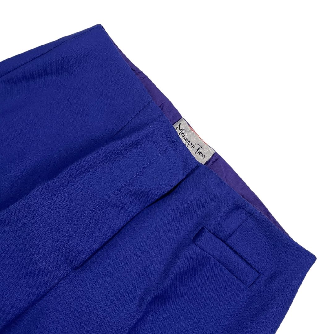 Conjunto X2 Pantalon Y Saco  MENAGE A TROIS  Azul Talle 40