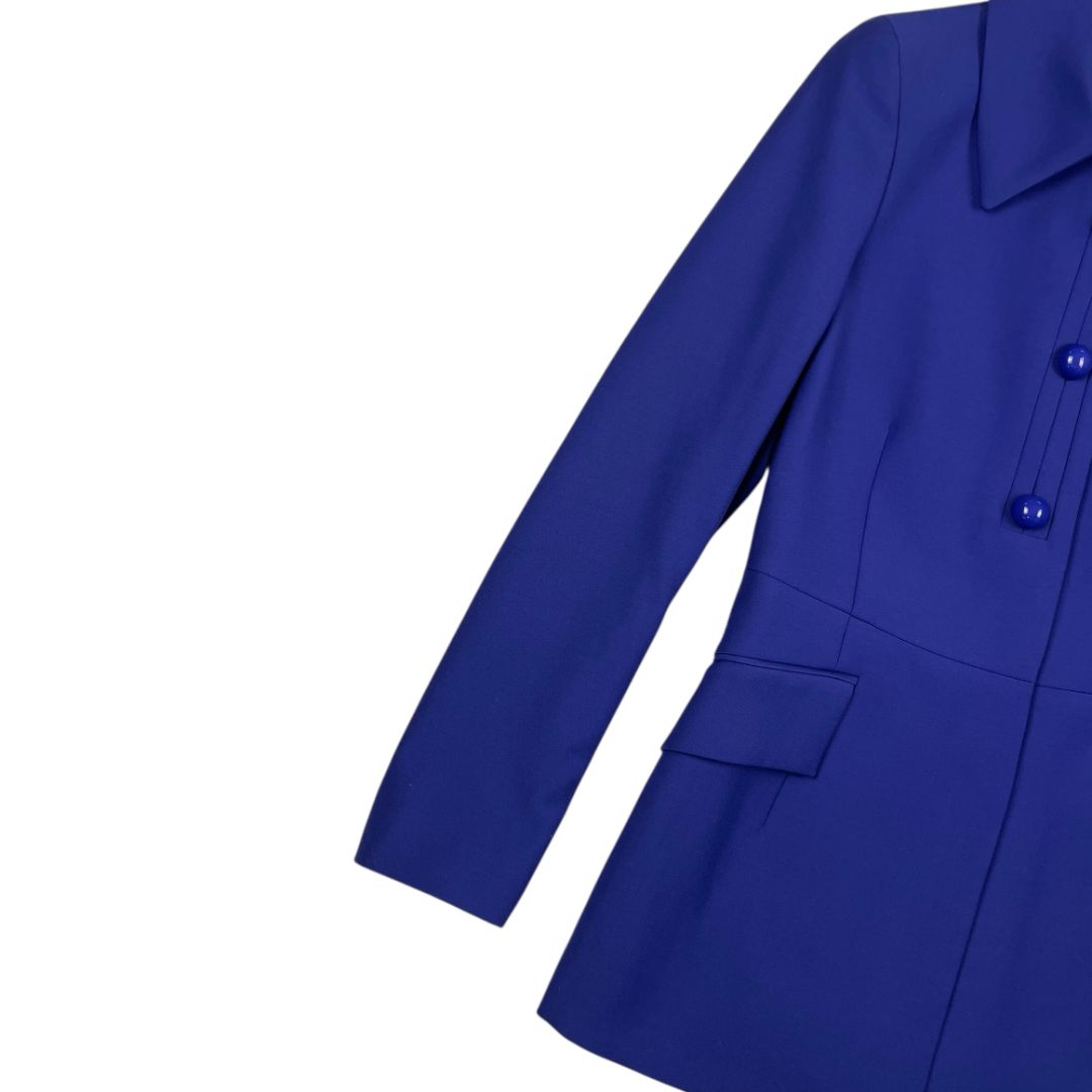 Conjunto X2 Pantalon Y Saco  MENAGE A TROIS  Azul Talle 40