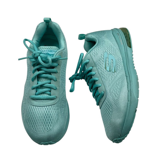Zapatillas  SKECHERS  Color Celeste Talle 37