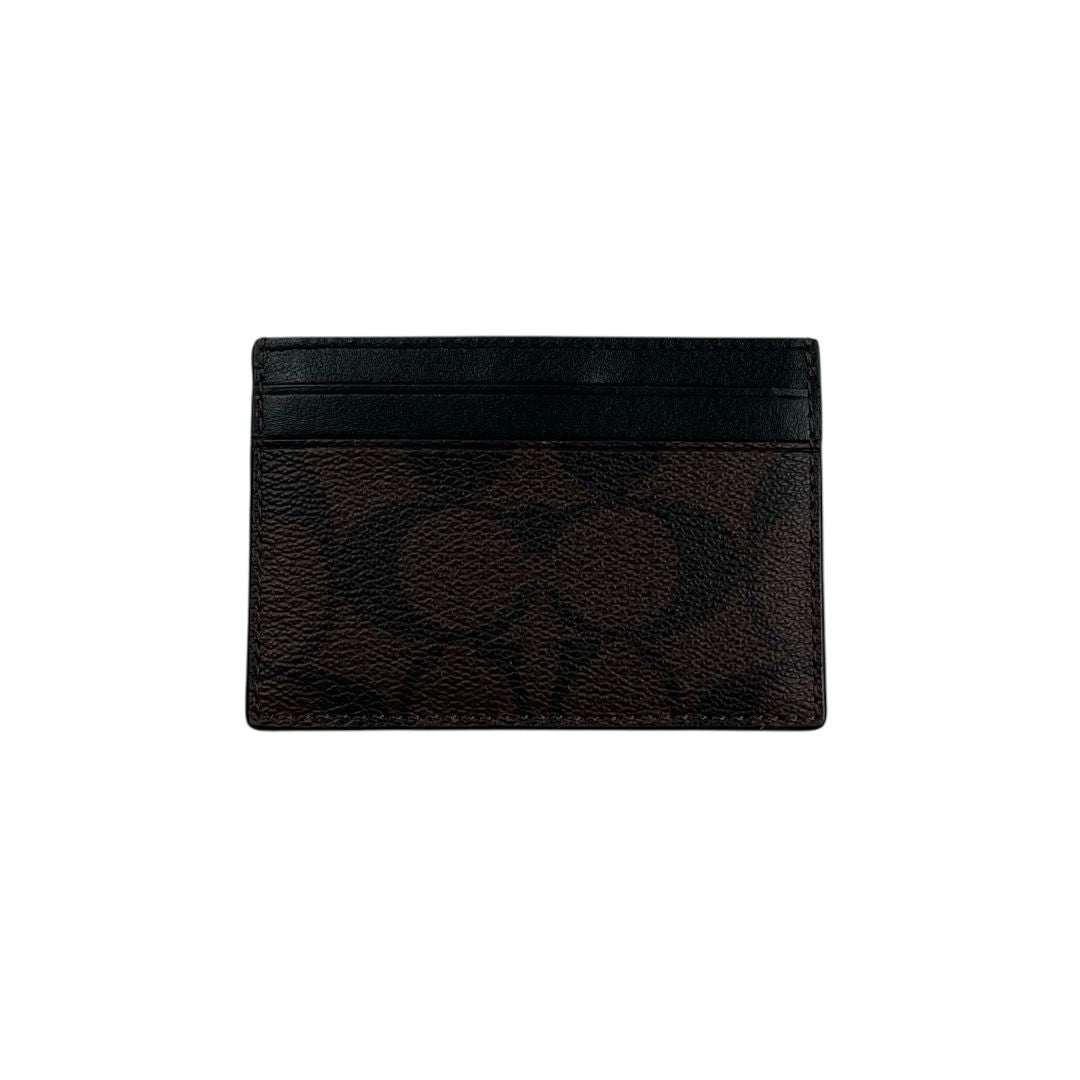 Porta Tarjeta  COACH  Color Marron Medida 10cm X 7cm
