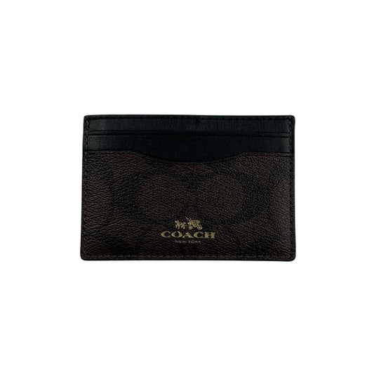Porta Tarjeta  COACH  Color Marron Medida 10cm X 7cm