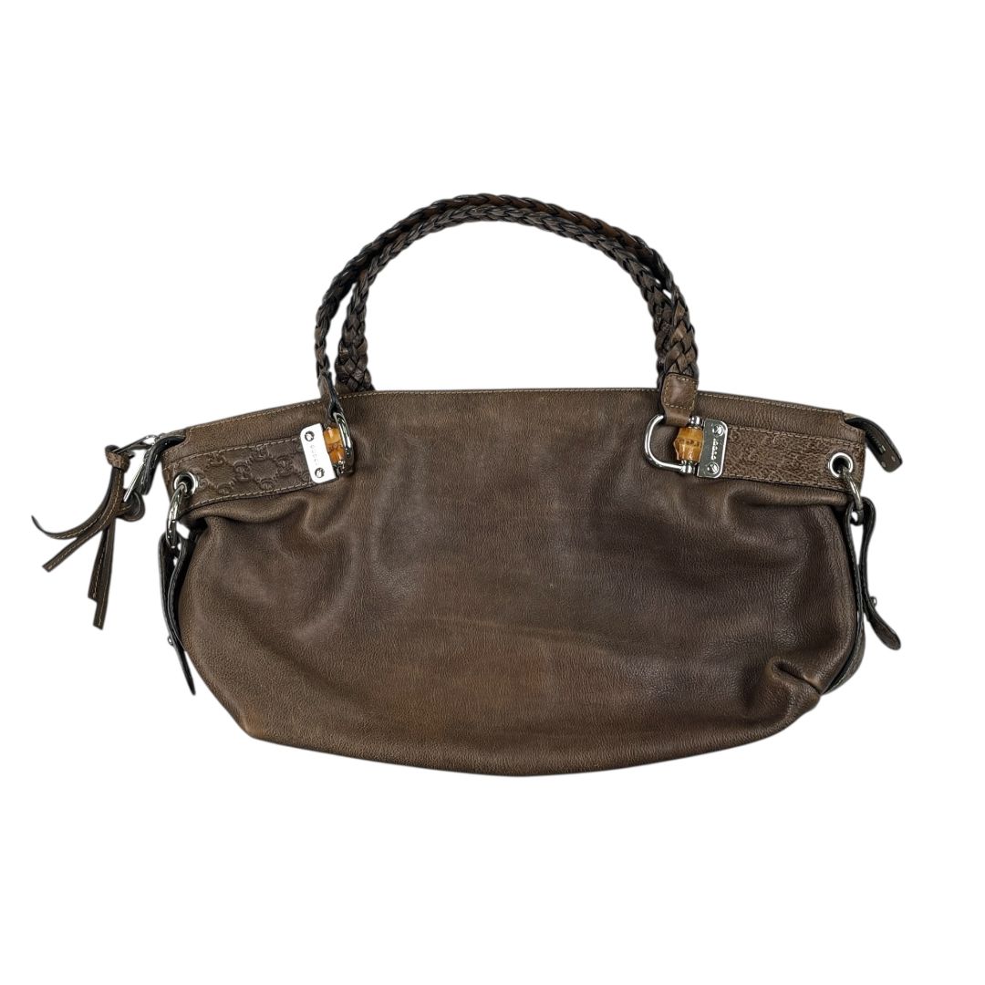 Cartera  GUCCI  Color Marron Medida 50cm X 30cm