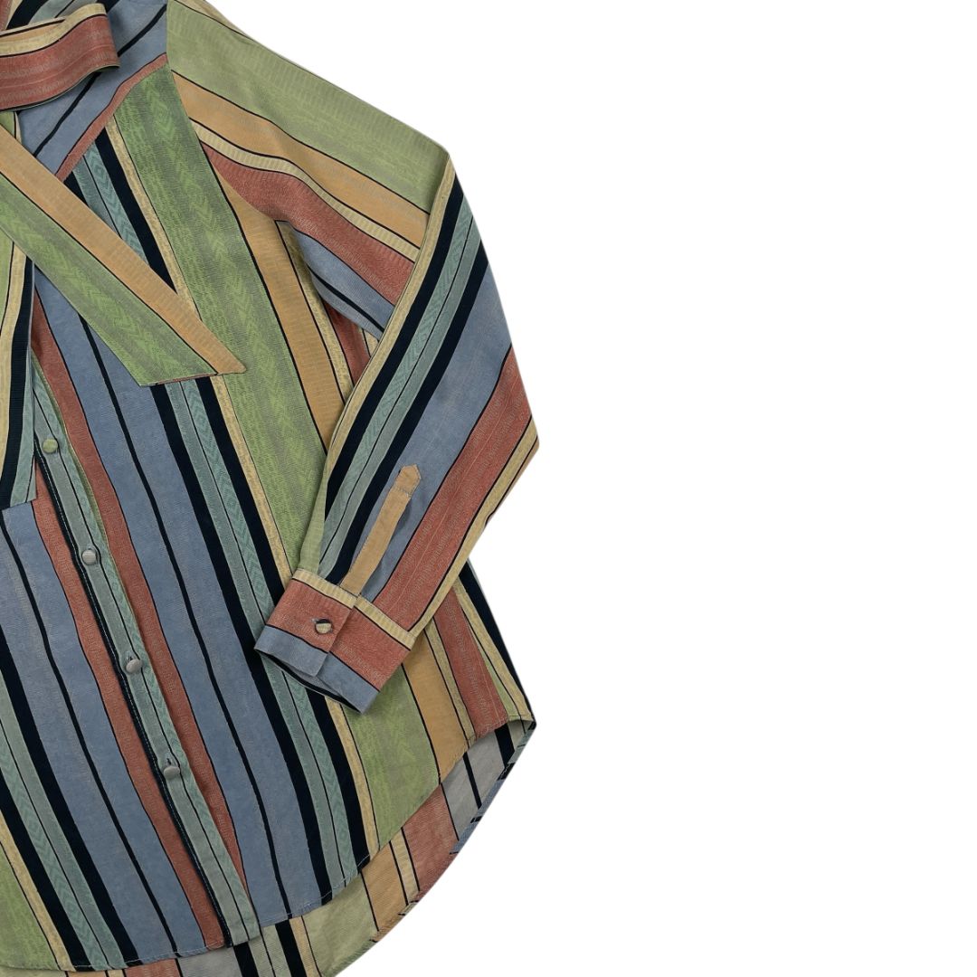 Camisa Manga Larga  ANUSHKA ELLIOT  Color Varios Rayado Talle 2
