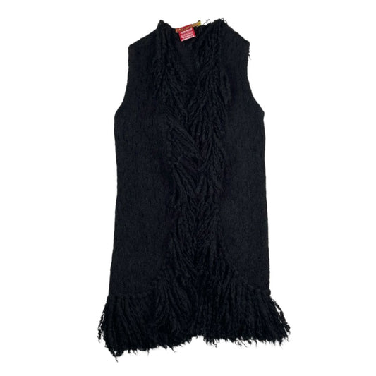 Chaleco Largo  KUNA  Color Negro Talle XS