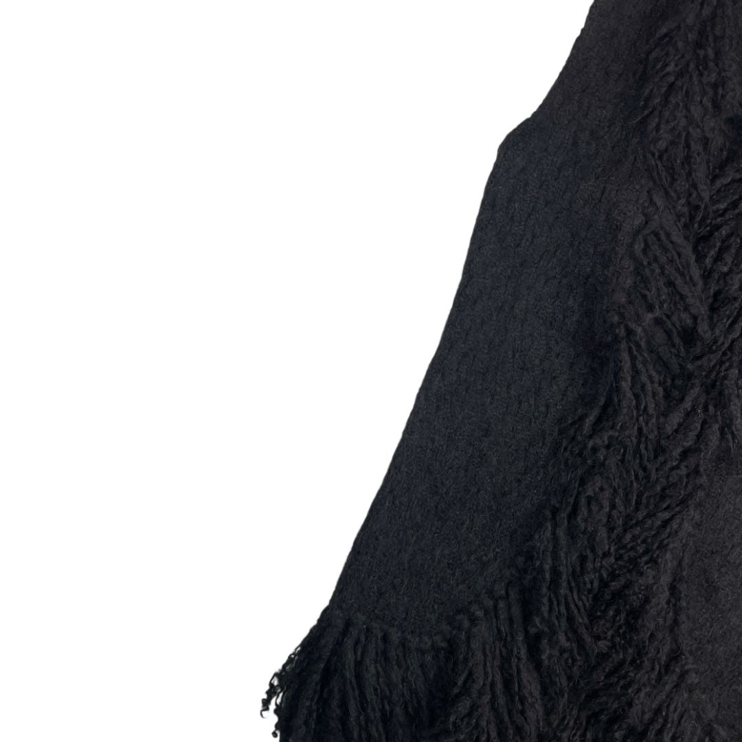 Chaleco Largo  KUNA  Color Negro Talle XS
