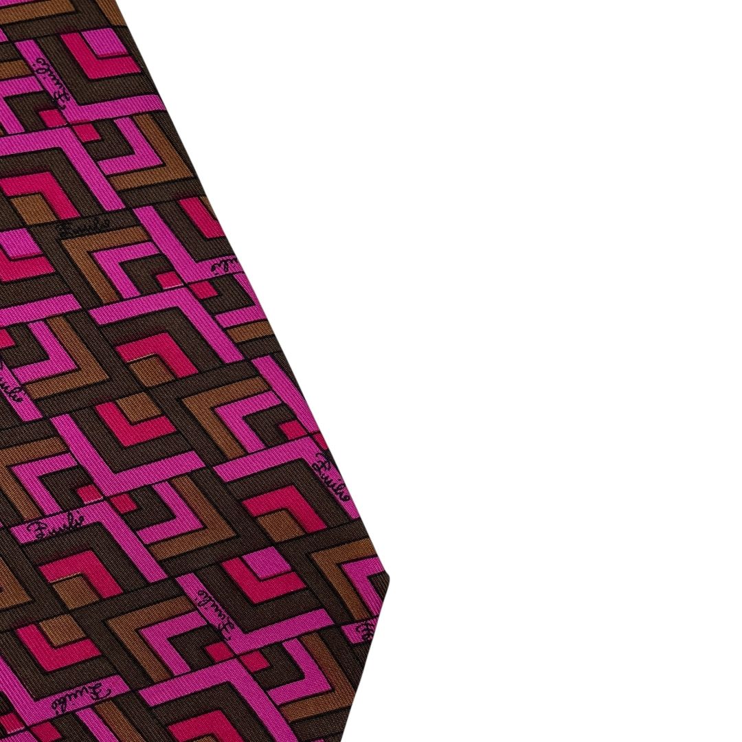 Corbata  EMILIO PUCCI  Color Varios Cuadros Talle Unico