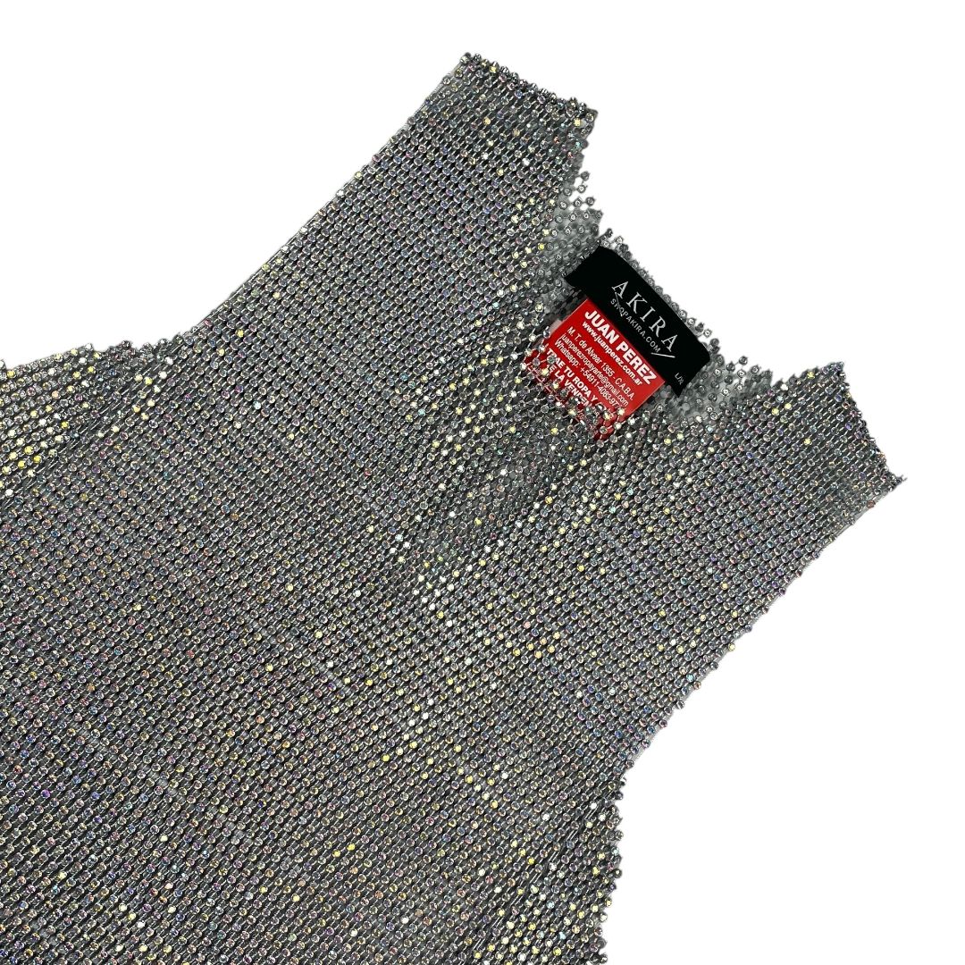 Musculosa  AKIRA  Plateado Talle XL