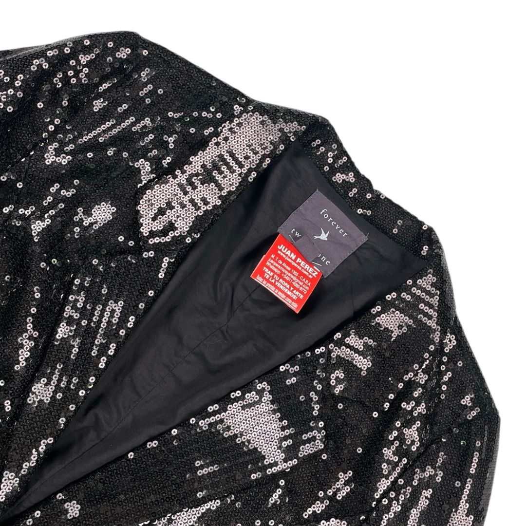 Saco  FOREVER  Negro Talle S