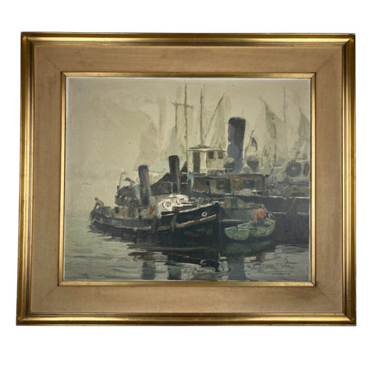 Arte sin Vidrio  OSCAR A. VAZ  Estilo Figurativo Obra 48 cm X 59 cm Marco 69 cm X 79 cm