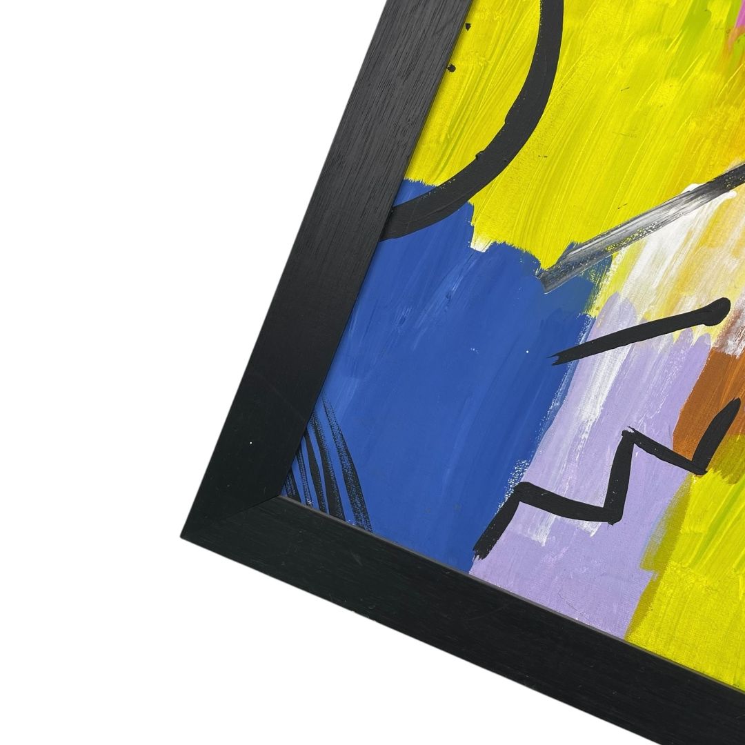 Arte sin Vidrio  ANONIMO  Estilo Figurativo Obra 88 cm X 78 cm Marco 97 cm X 86 cm