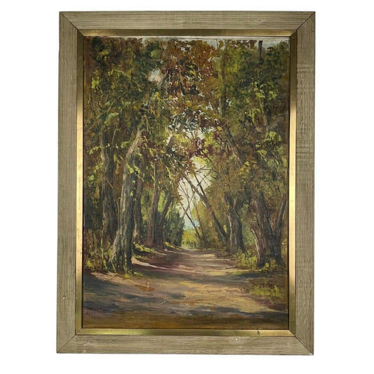 Arte sin Vidrio  ANONIMO  Estilo Paisajismo Obra 70 cm X 49 cm Marco 81 cm X 60 cm