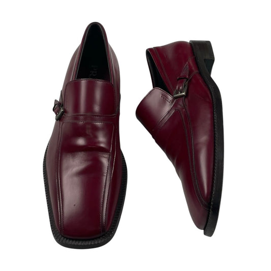 Mocasines  PRADA  Bordeaux Talle 8,5