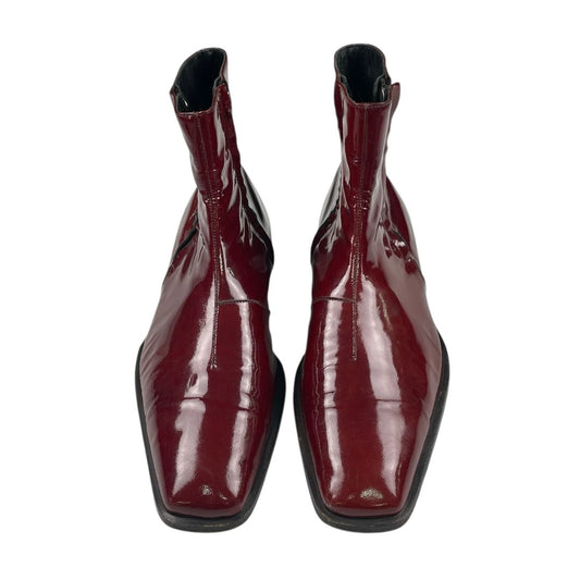 Bota Corta  YSL  Borgoña Talle 43