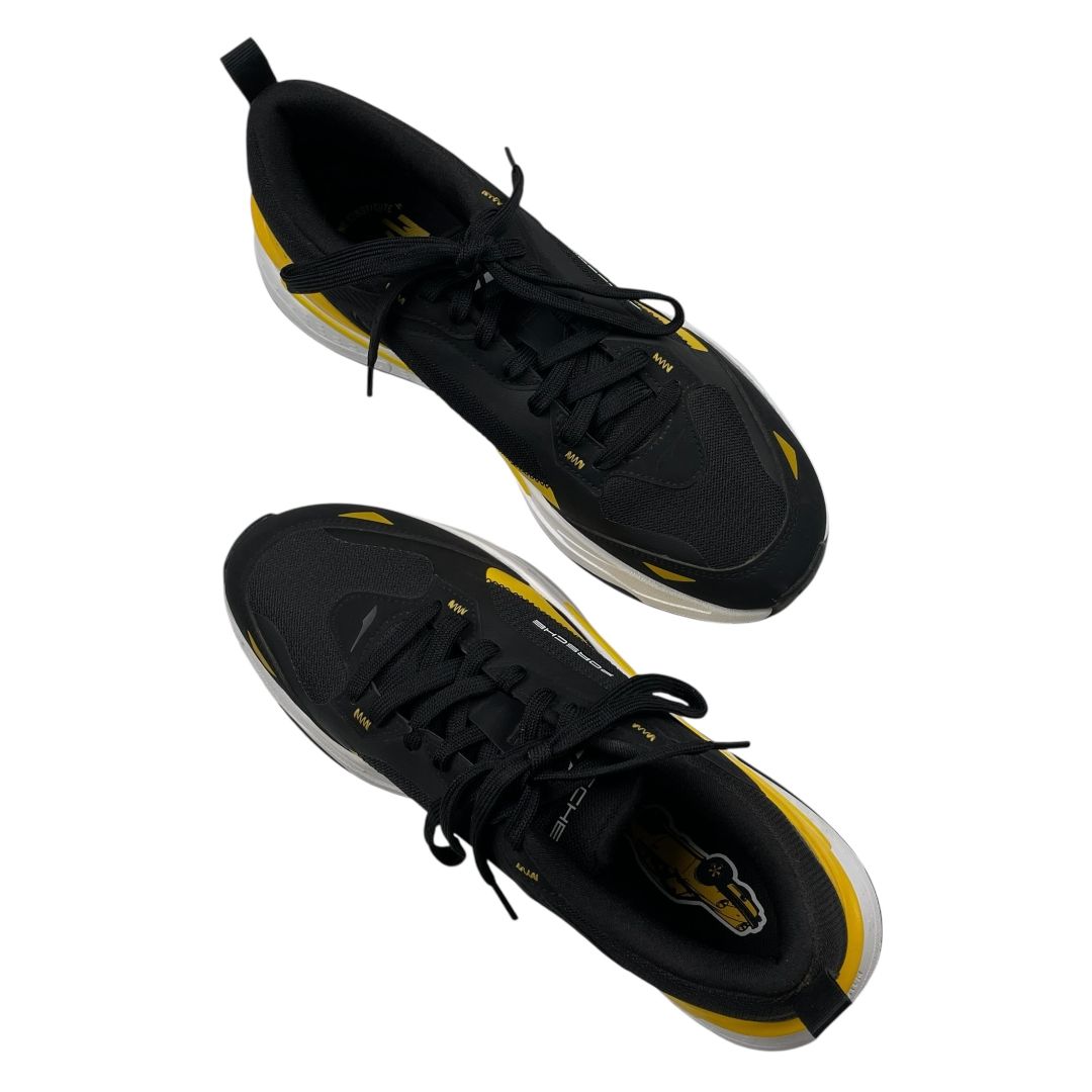 Zapatillas  PORSCHE  Color Negro Y Amarillo Talle 42