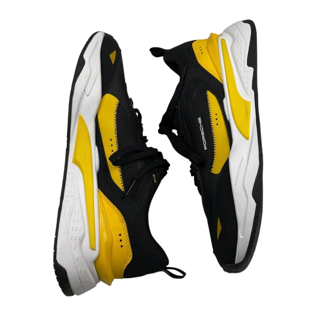 Zapatillas  PORSCHE  Color Negro Y Amarillo Talle 42