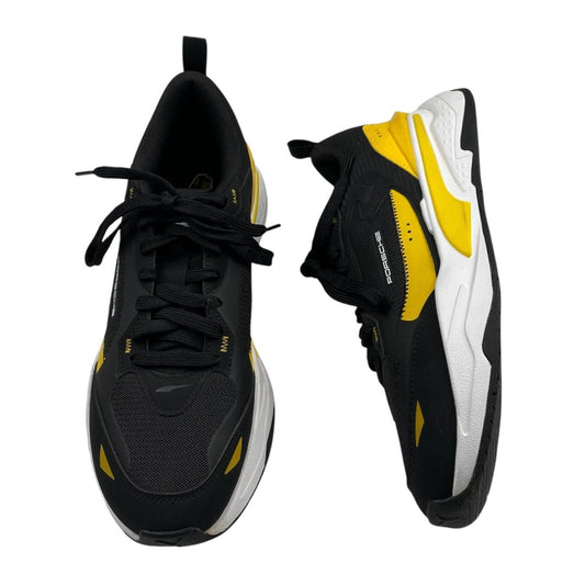 Zapatillas  PORSCHE  Color Negro Y Amarillo Talle 42
