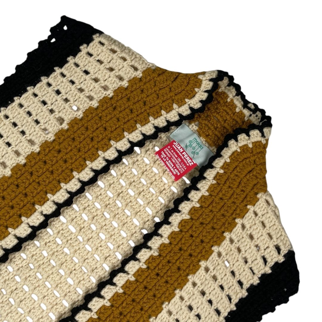 Chaleco Largo  MOLDA  Beige Talle M