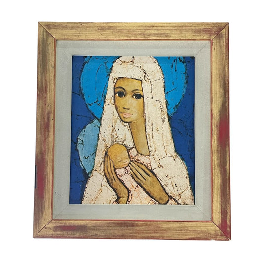 ANONIMO  Arte sin Vidrio  Estilo Retrato  Medida 30cm X 30cm