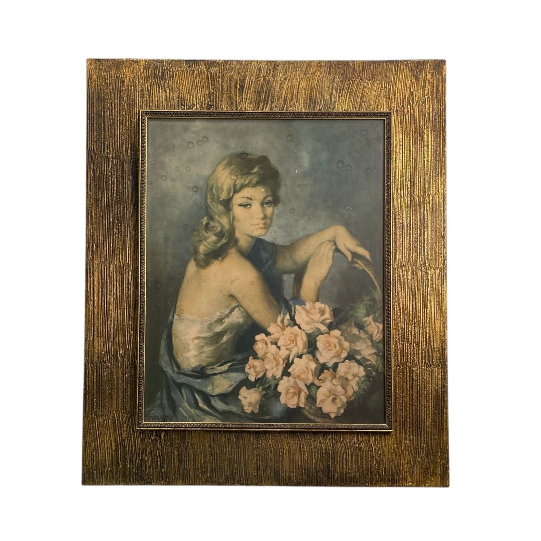 ANONIMO  Arte sin Vidrio  Estilo Retrato  Medida 59cm X 50cm