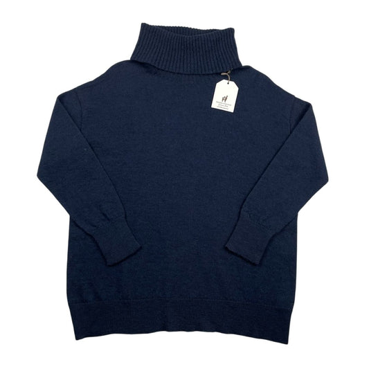 Sweater Cuello Alto  MANOS ANDINAS  Azul Talle L