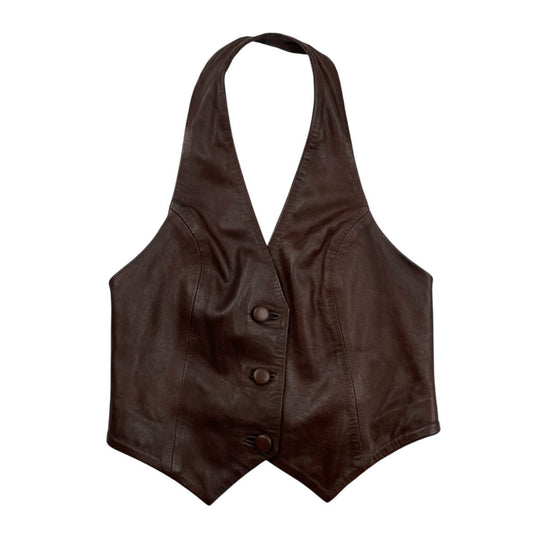 Chaleco Corto  BOKEN  Marron Talle 2