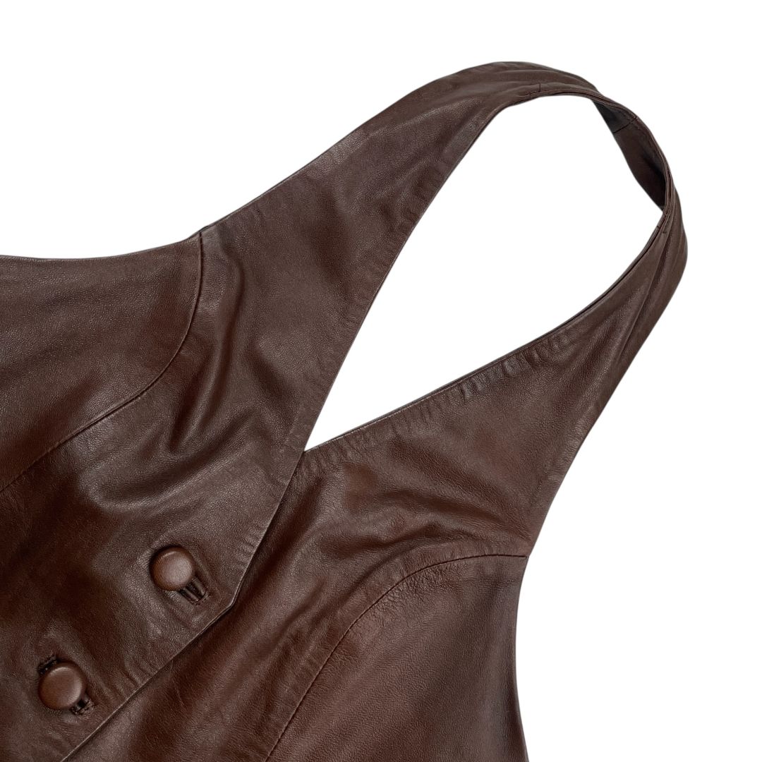 Chaleco Corto  BOKEN  Marron Talle 2