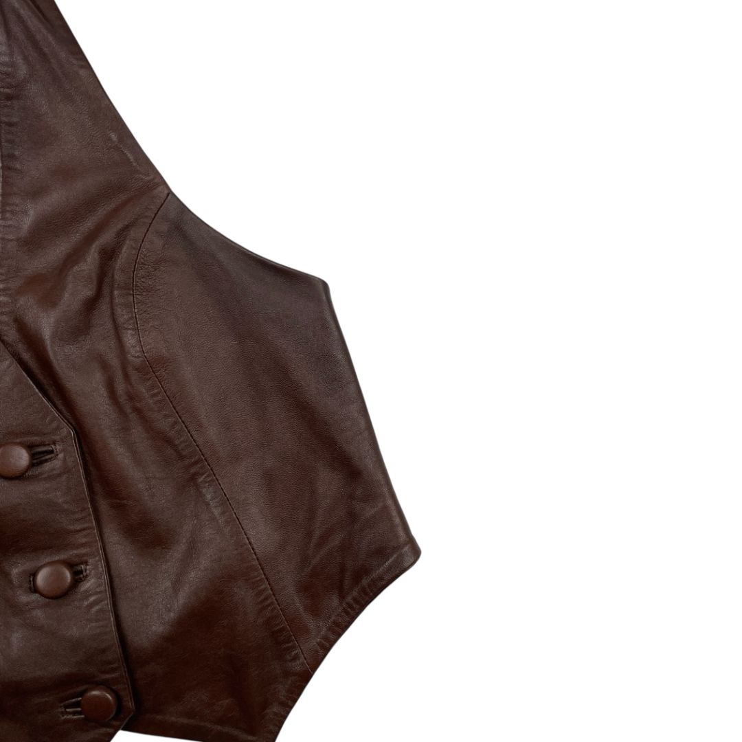 Chaleco Corto  BOKEN  Marron Talle 2