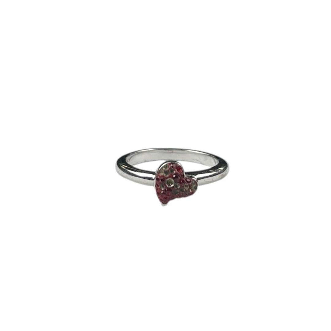 Anillo X2  SWAROVSKI  Plateado Talle Unico