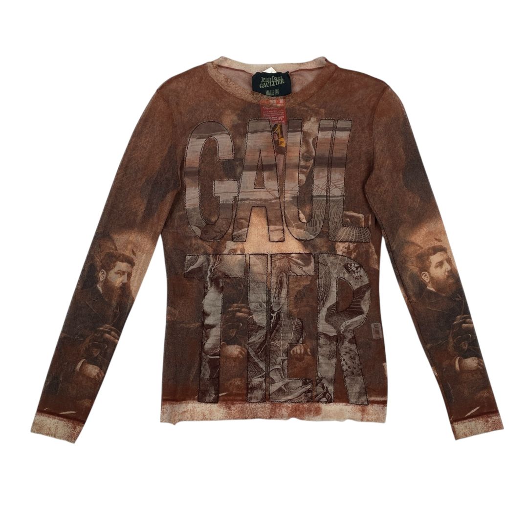 Remera Manga Larga  JEAN PAUL GAULTIER  Marron Talle S
