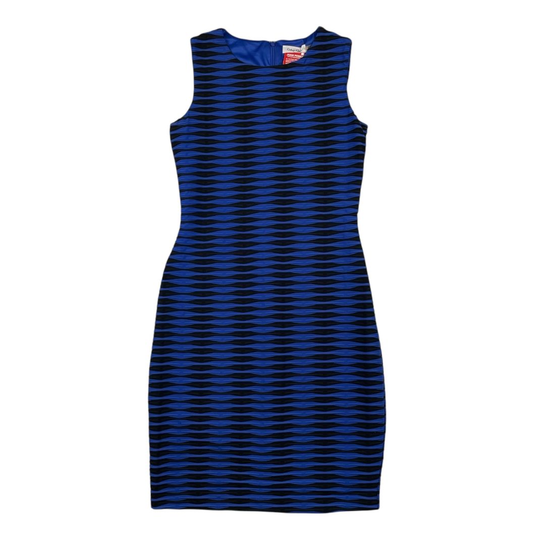 Vestido Sin Manga  CALVIN KLEIN  Varios Rayado Talle 4