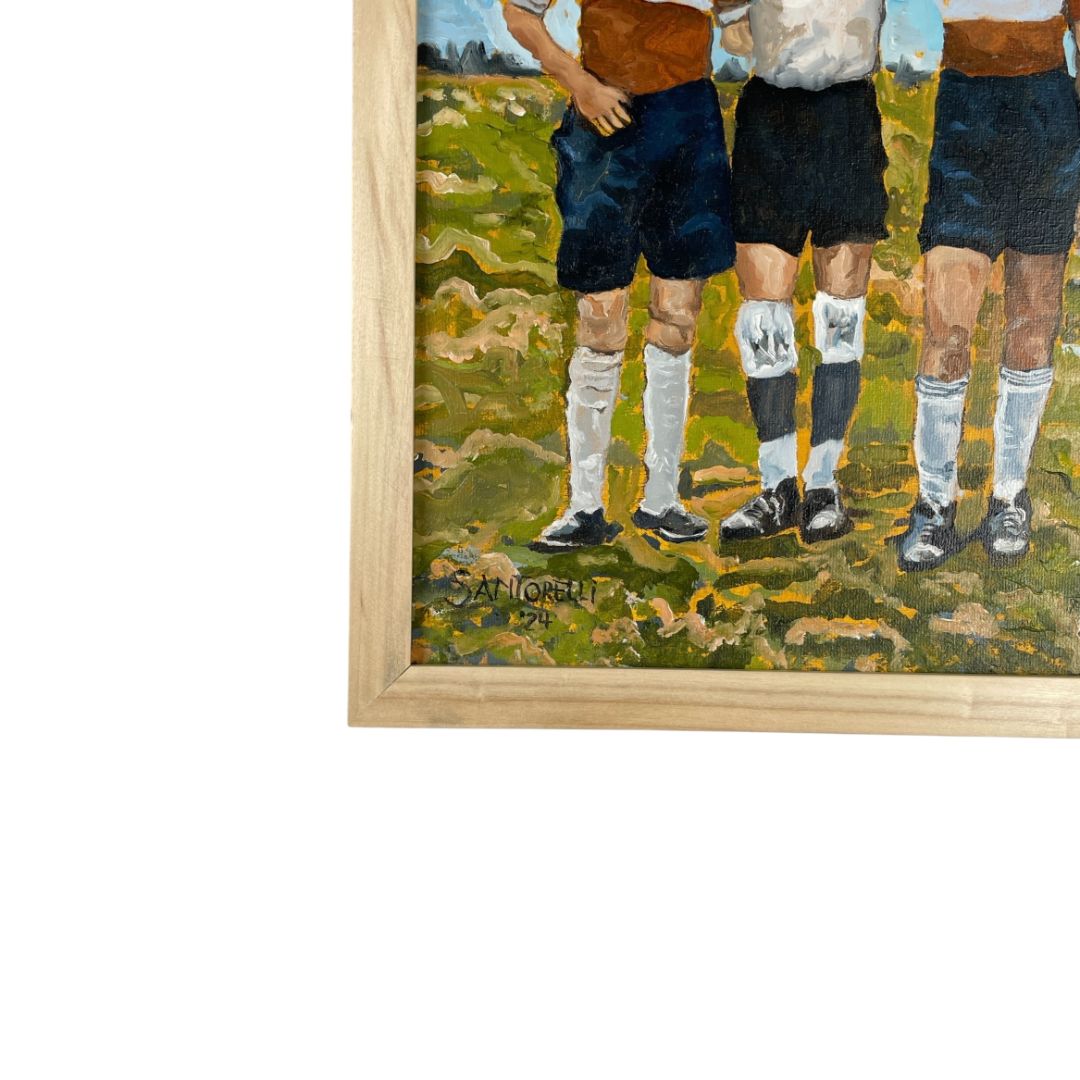 Arte sin Vidrio  UN SANTORELLI  Estilo Figurativo Obra 40 cm X 30 cm