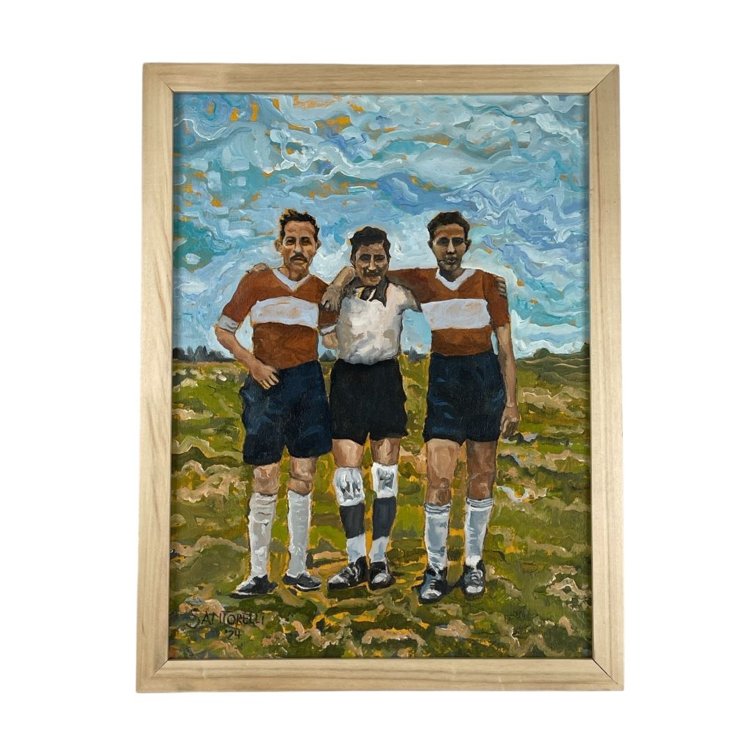 Arte sin Vidrio  UN SANTORELLI  Estilo Figurativo Obra 40 cm X 30 cm