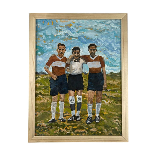 Arte sin Vidrio  UN SANTORELLI  Estilo Figurativo Obra 40 cm X 30 cm