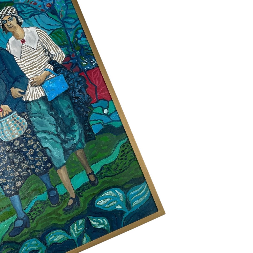 Arte sin Vidrio  UN SANTORELLI  Estilo Figurativo Obra 90 cm X 60 cm