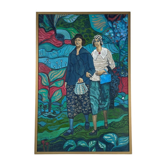 Arte sin Vidrio  UN SANTORELLI  Estilo Figurativo Obra 90 cm X 60 cm