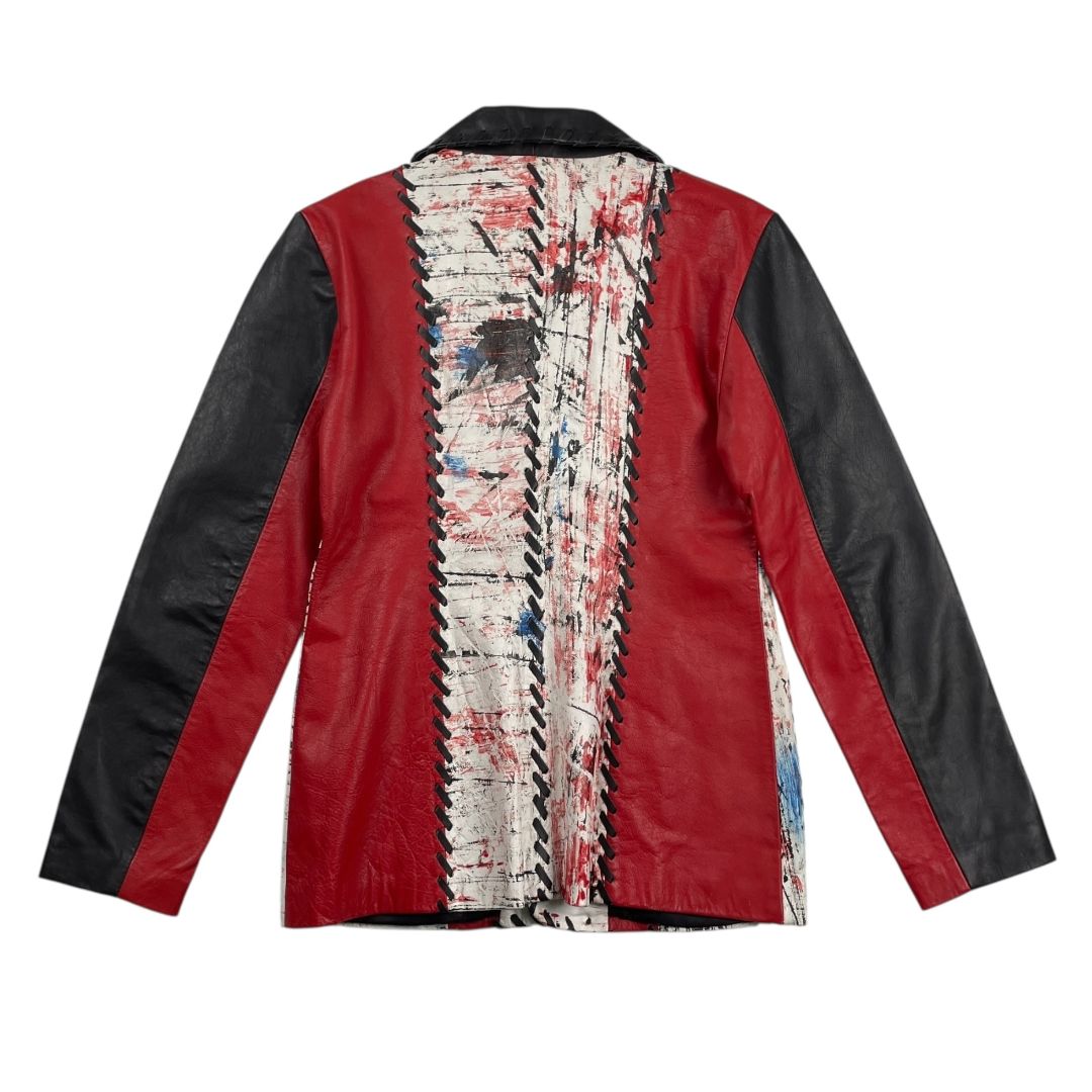 Saco  SIN MARCA  Varios Rojo Y Negro Talle M