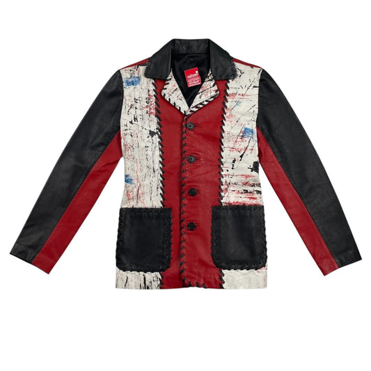 Saco  SIN MARCA  Varios Rojo Y Negro Talle M