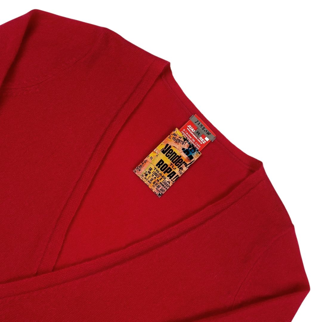 Sweater Abierto  JIGSAW  Rojo Talle M