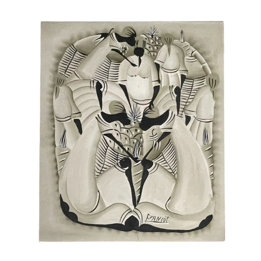 ANONIMO  Arte sin Vidrio  Estilo Figurativo  Medida 59cm X 50cm