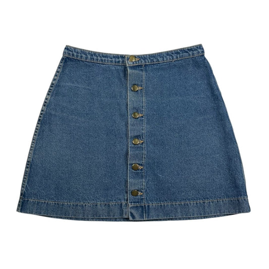 Pollera Mini  AMERICAN APPAREL  Color Azul Talle L