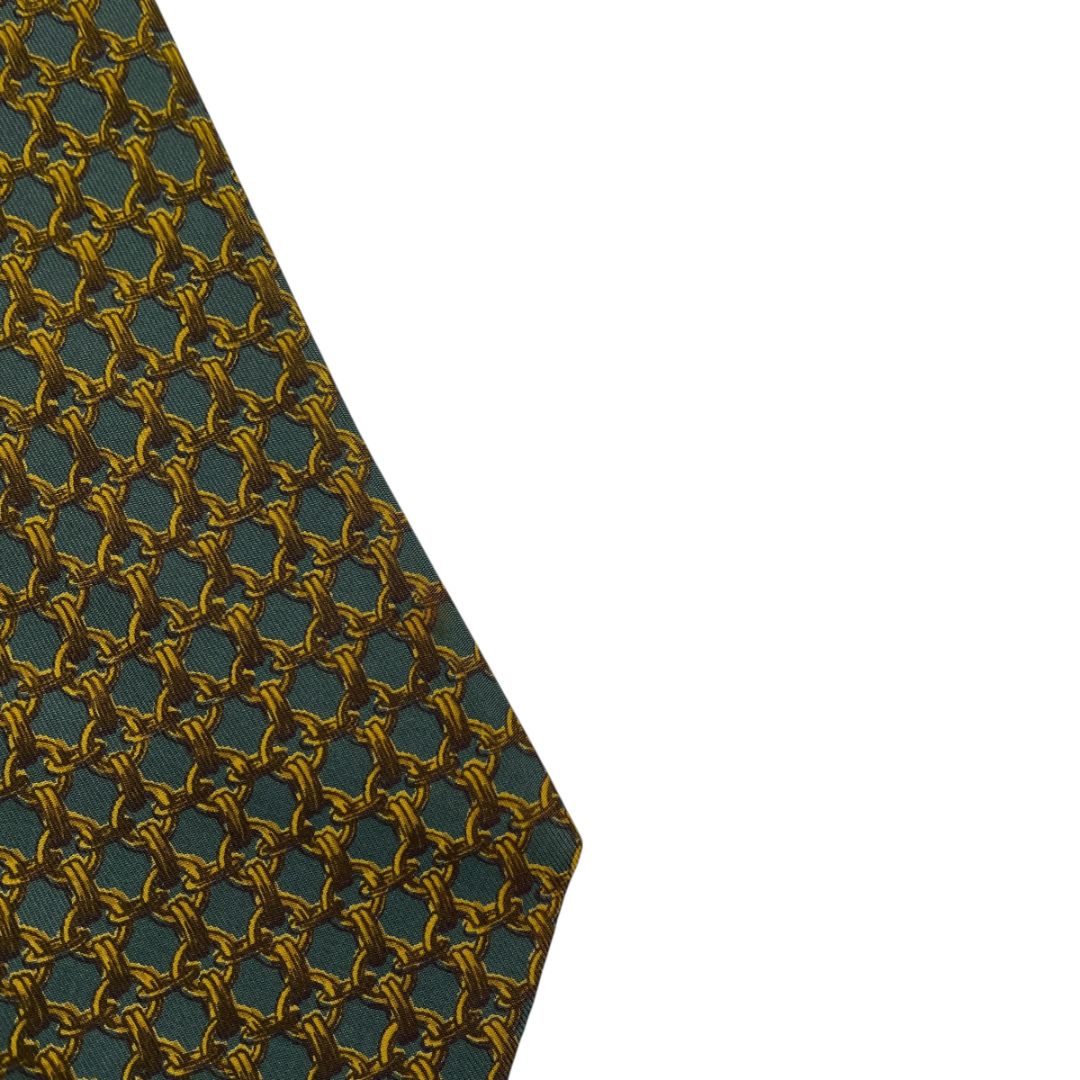 Corbata  HERMES  Color Varios  Estampado Talle Unico