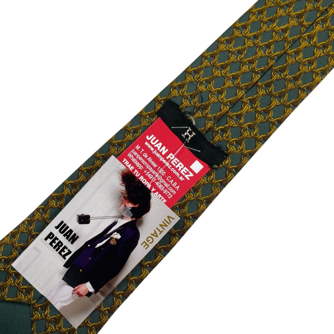 Corbata  HERMES  Color Varios  Estampado Talle Unico