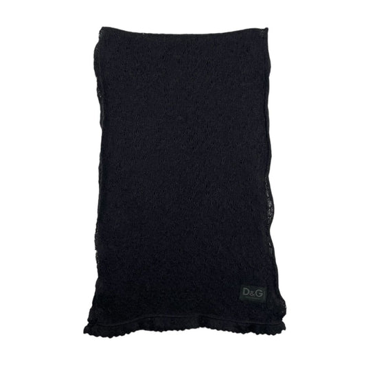 Bufanda  DOLCE GABBANA  Color Negro Medida 255cm X 35cm