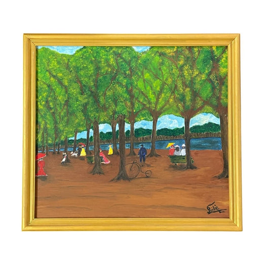 SIN MARCA  Arte sin Vidrio  Estilo Paisajismo  Medida 55cm X 50cm