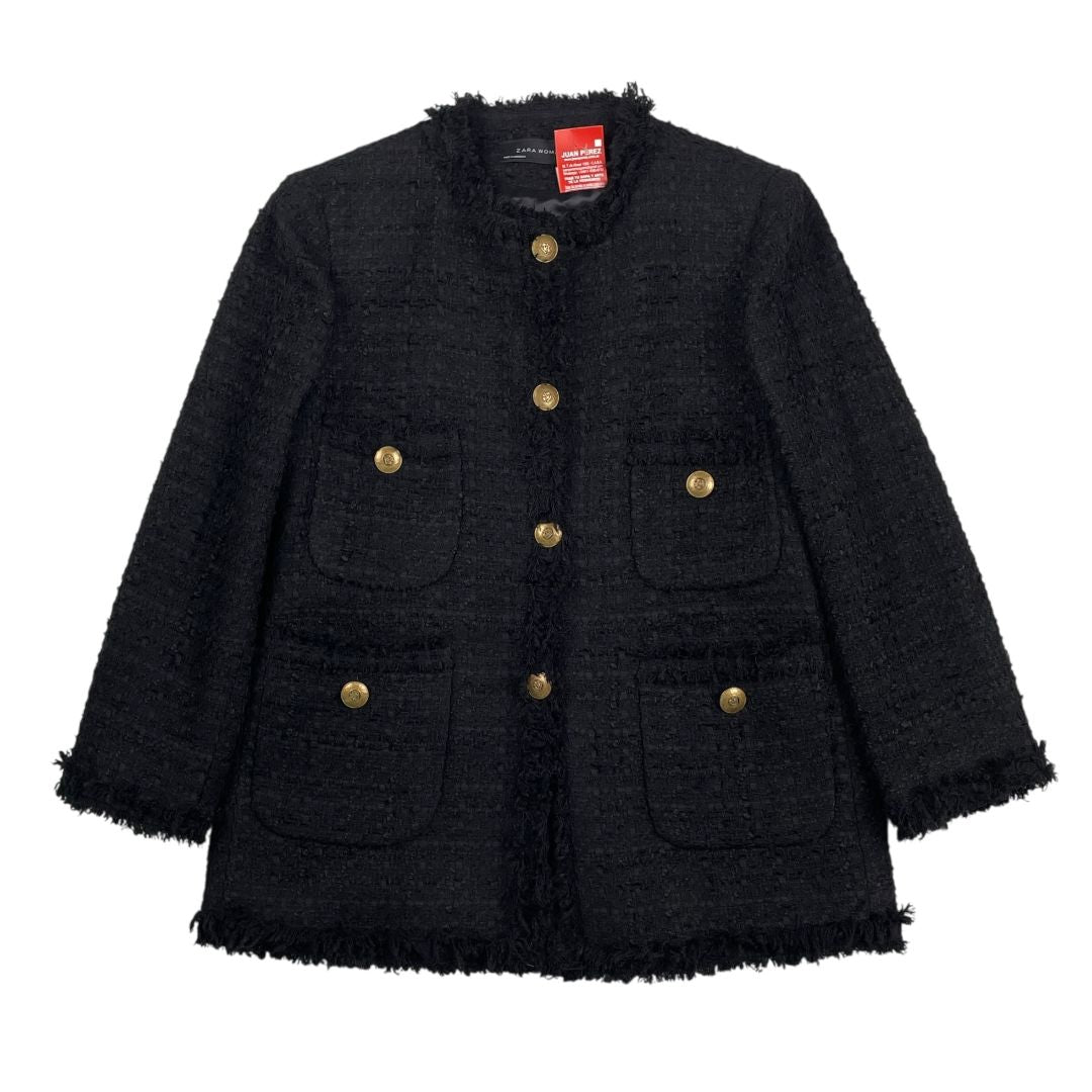 Saco  ZARA  Negro Talle L
