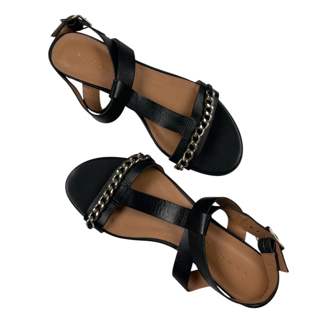Sandalias  SANDRO  Varios Negro y Dorado Talle 39