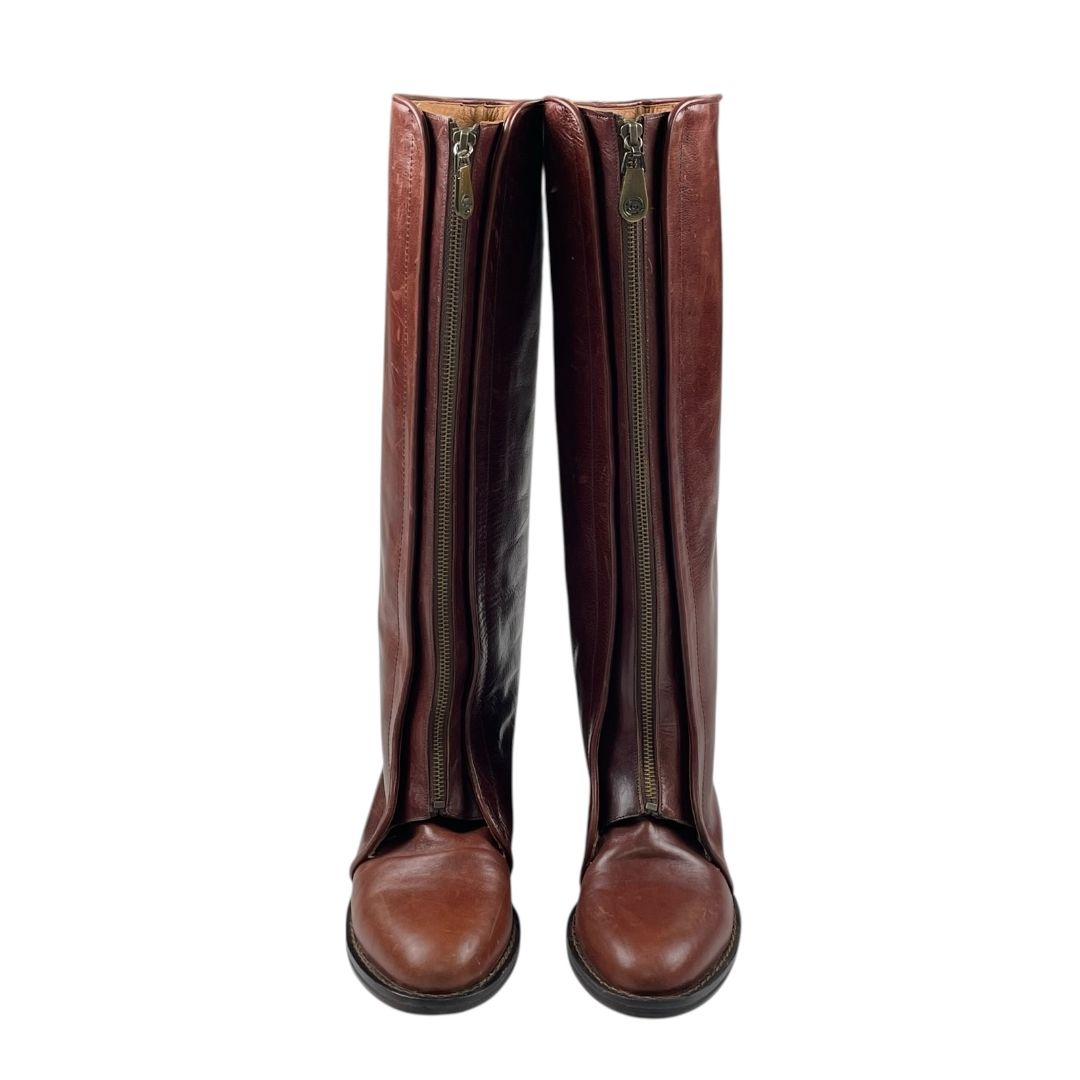Bota Larga  BLAQUE  Color Marron Talle 40