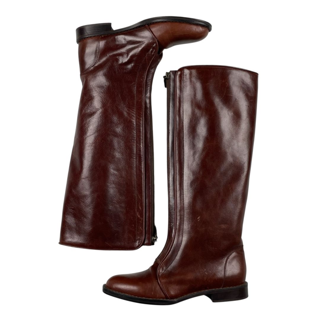 Bota Larga  BLAQUE  Color Marron Talle 40